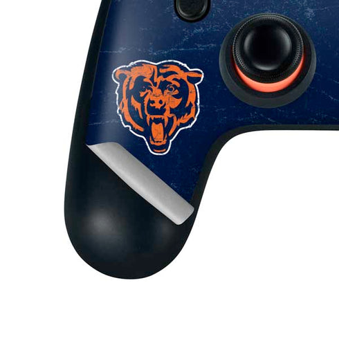 NFL Chicago Bears - Alternate Distressed Google Stadia Controller Skin
